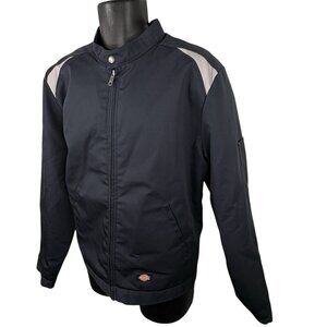 DICKIES Industrial Insulated Color Block Quilted Jacket Navy Men’s M LJ605 NWT